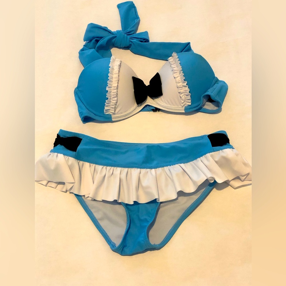 Disney Alice in Wonderland bikini swimsuit bathing suit
